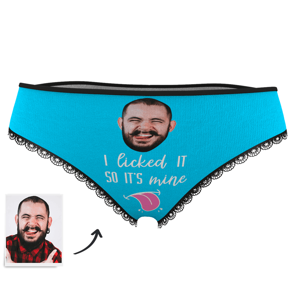 Women's Face On Panties I licked IT SO IT'S mine - MyFaceBoxerUK