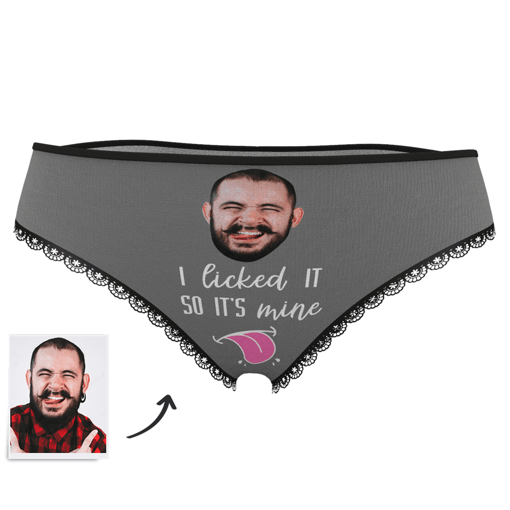 Women's Face On Panties I licked IT SO IT'S mine - MyFaceBoxerUK