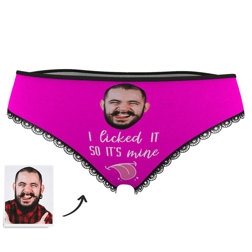 Women's Face On Panties I licked IT SO IT'S mine - MyFaceBoxerUK