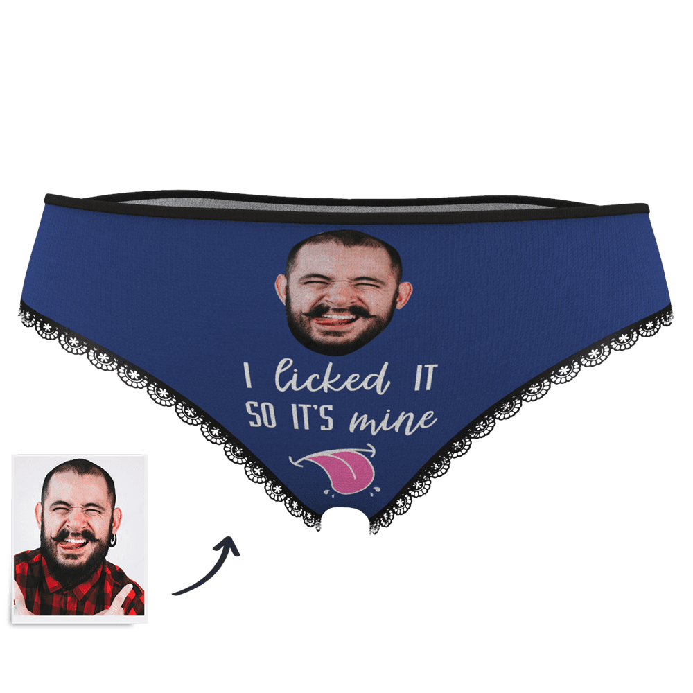 Women's Face On Panties I licked IT SO IT'S mine - MyFaceBoxerUK