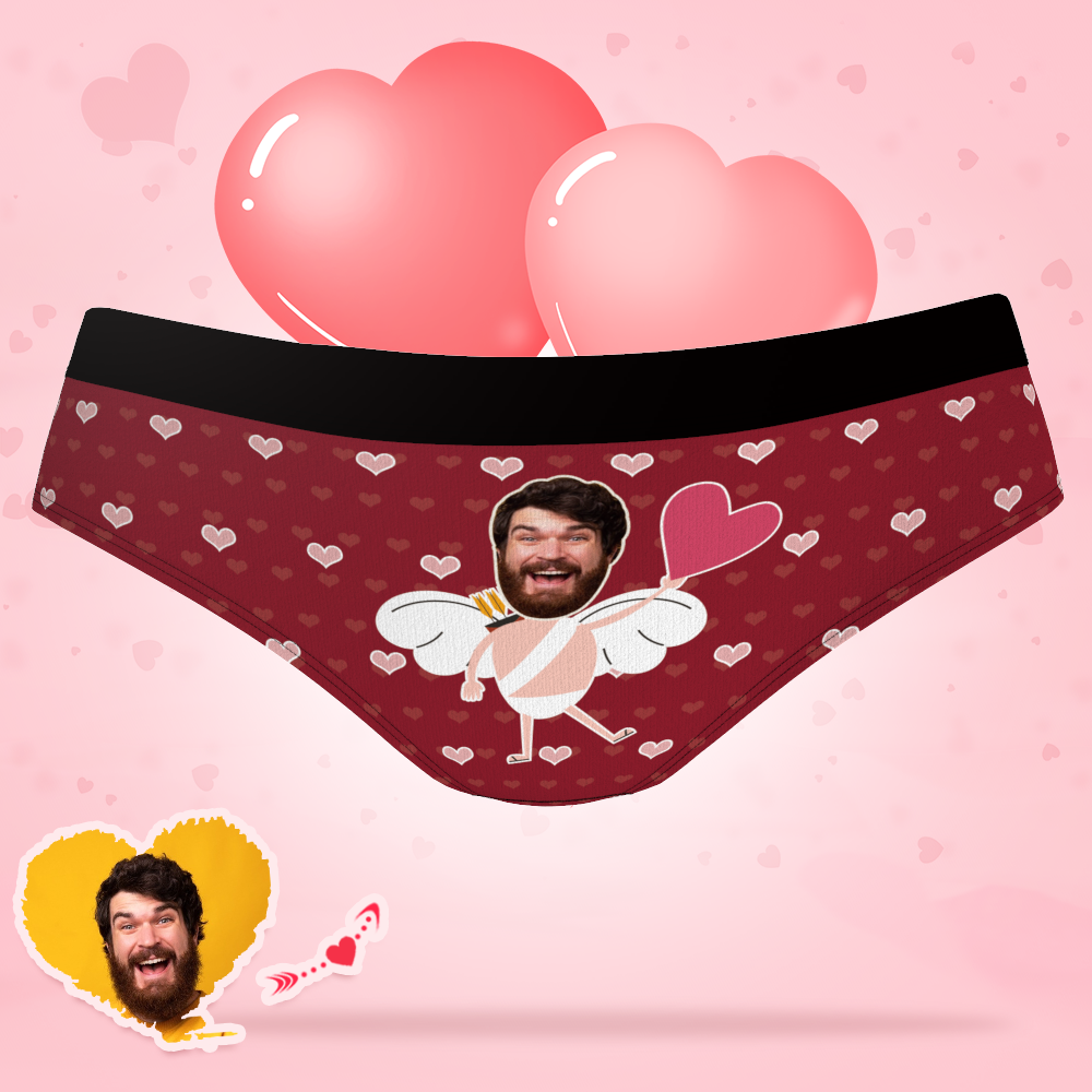 Custom Photo Panties for Women Dear Love Angel - MyFaceBoxerUK