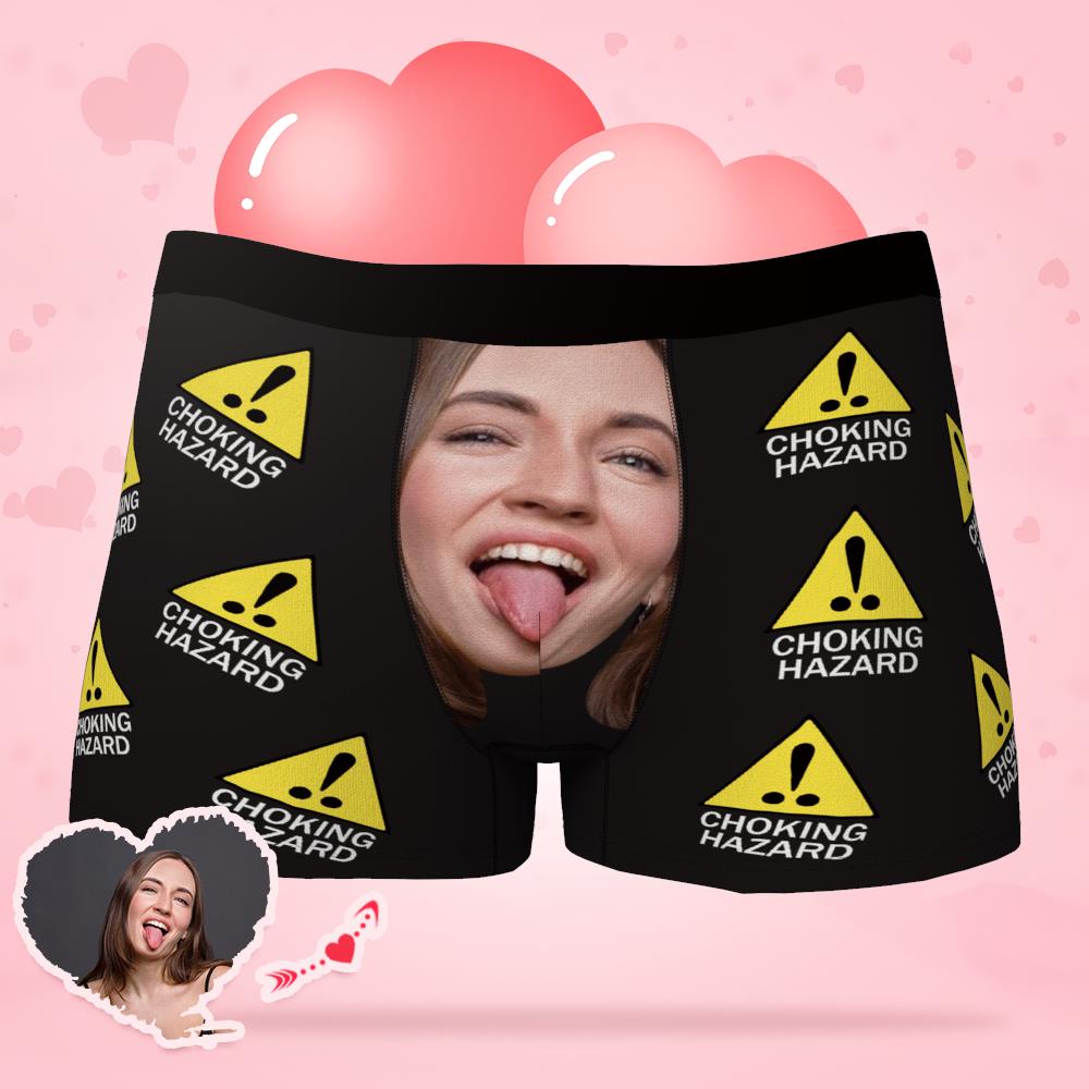 Men's Customized Boxer Shorts Choking Hazard