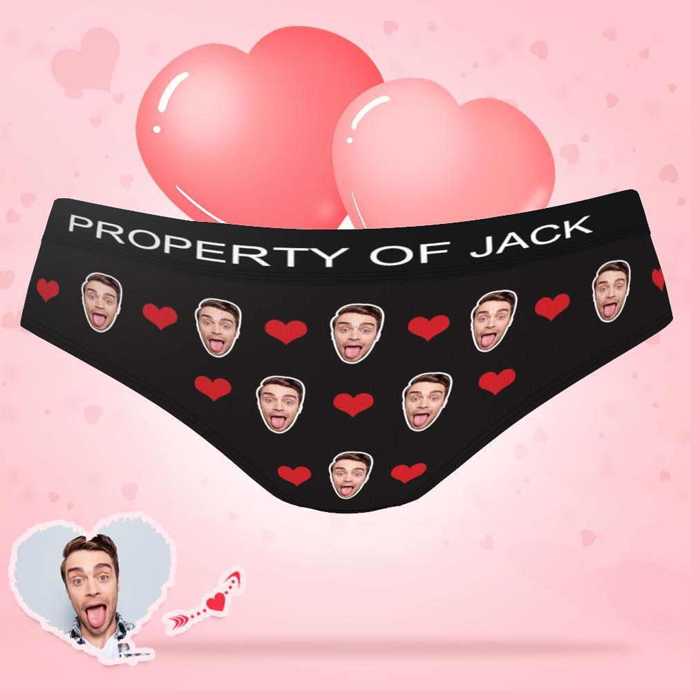 Custom Face Panties Inscribed Waist