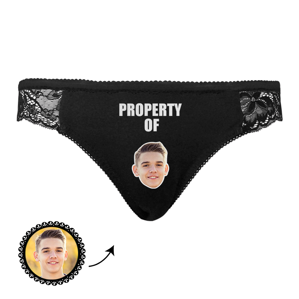Custom Women Lace Panty Sexy Transparent Panties - Property of XX - MyFaceBoxerUK