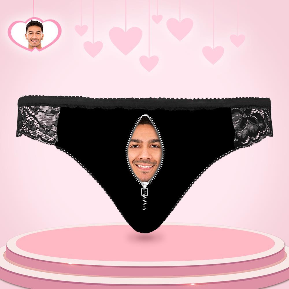 Custom Women Lace Panty Face Sexy Panties - MyFaceBoxerUK