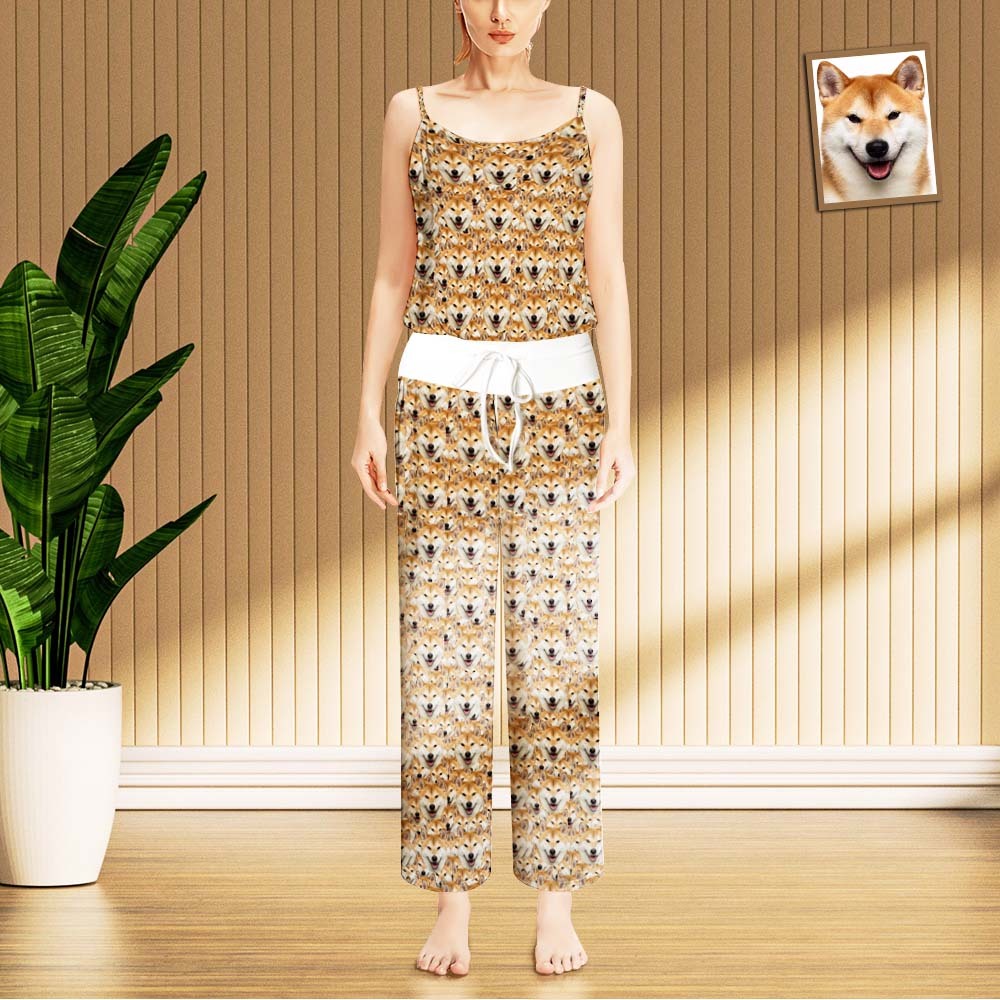 Custom Face Mash Pajama Women's Sleepwear - MyFaceBoxerUK