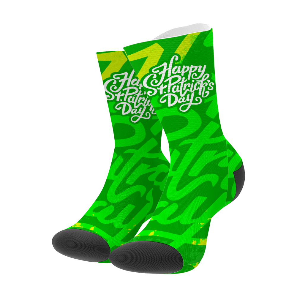 Happy St. Patrick's Day Socks	 - MyFaceBoxerUK