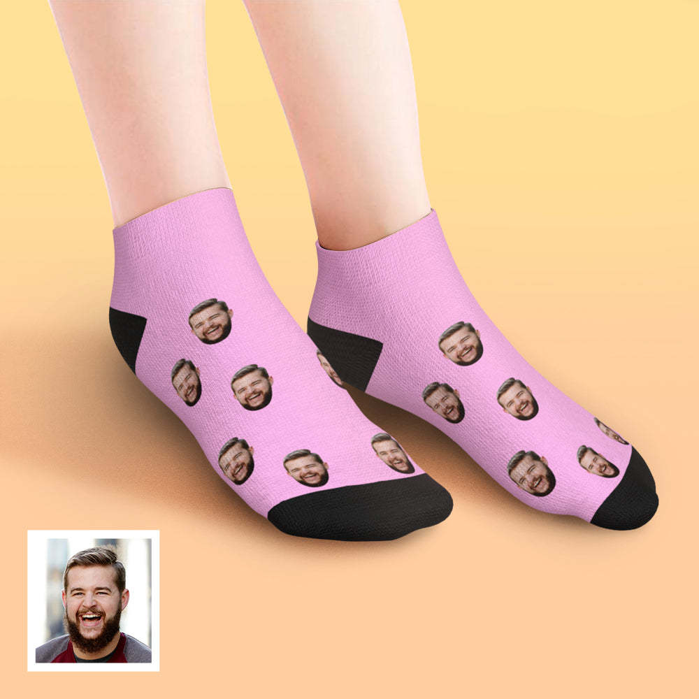 Custom Face Socks Low Cut Ankle Socks Summer Socks - MyFaceBoxerUK