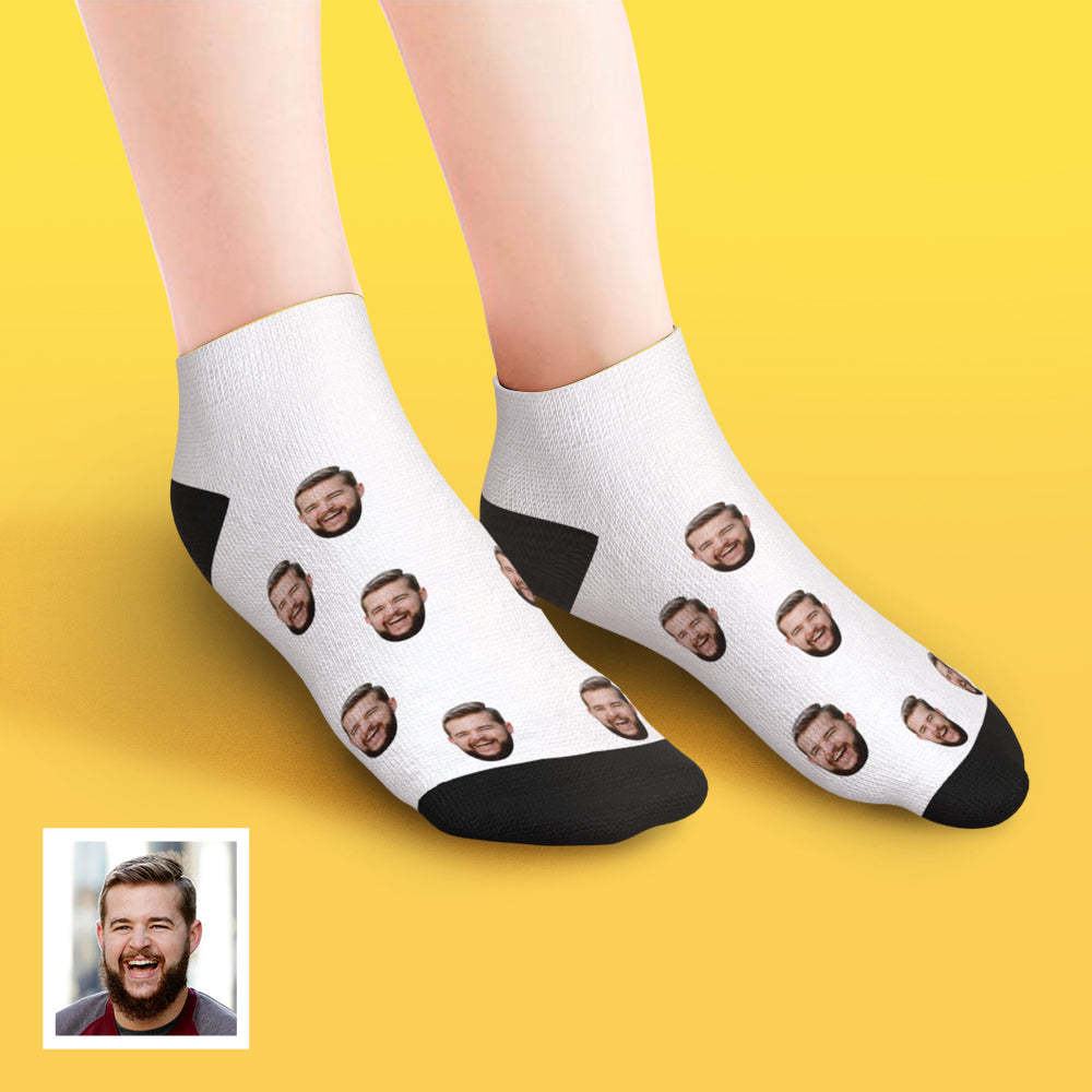 Custom Face Socks Low Cut Ankle Socks Summer Socks - MyFaceBoxerUK