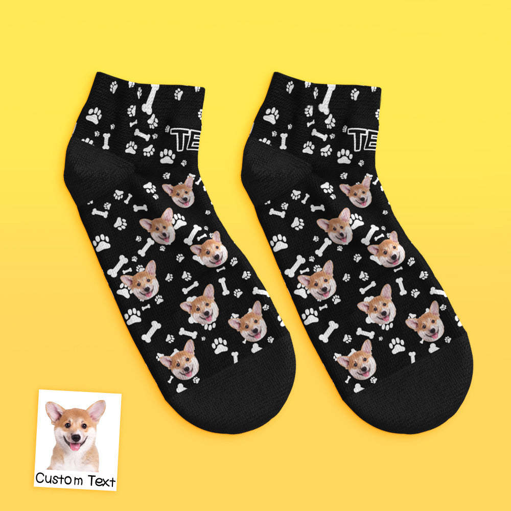 Custom Low cut Ankle Socks Dog - MyFaceBoxerUK