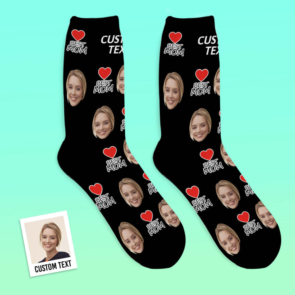 Custom Face Socks Gift For Best Mom Mother's Day Gifts - MyFaceBoxerUK