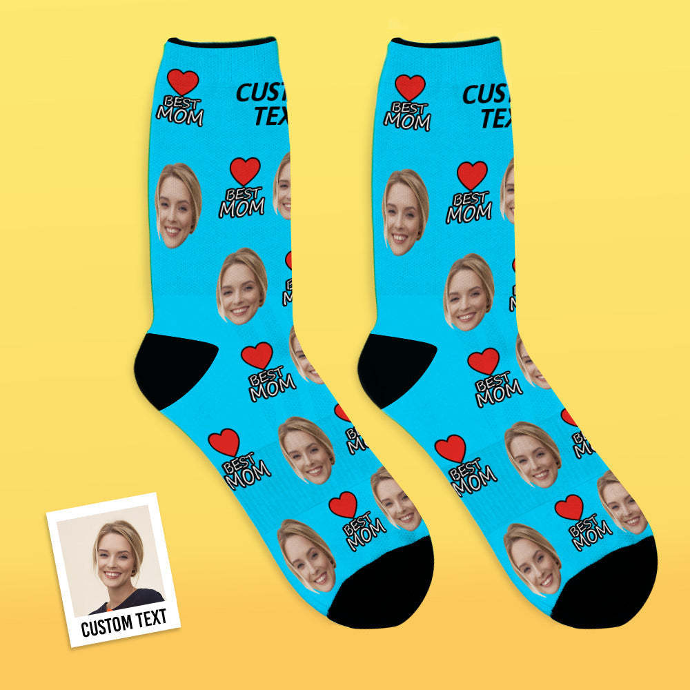 Custom Face Socks Gift For Best Mom Mother's Day Gifts - MyFaceBoxerUK
