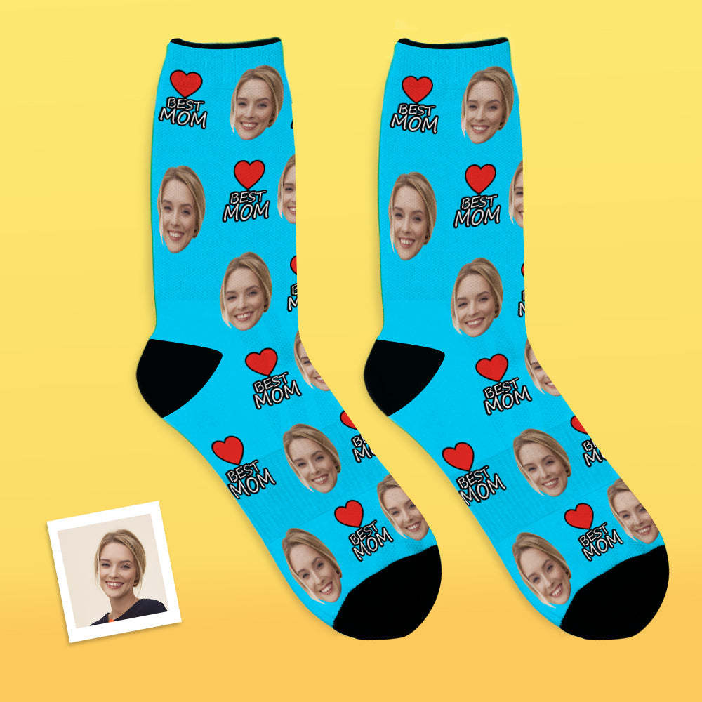 Custom Face Socks Gift For Best Mom Mother's Day Gifts - MyFaceBoxerUK
