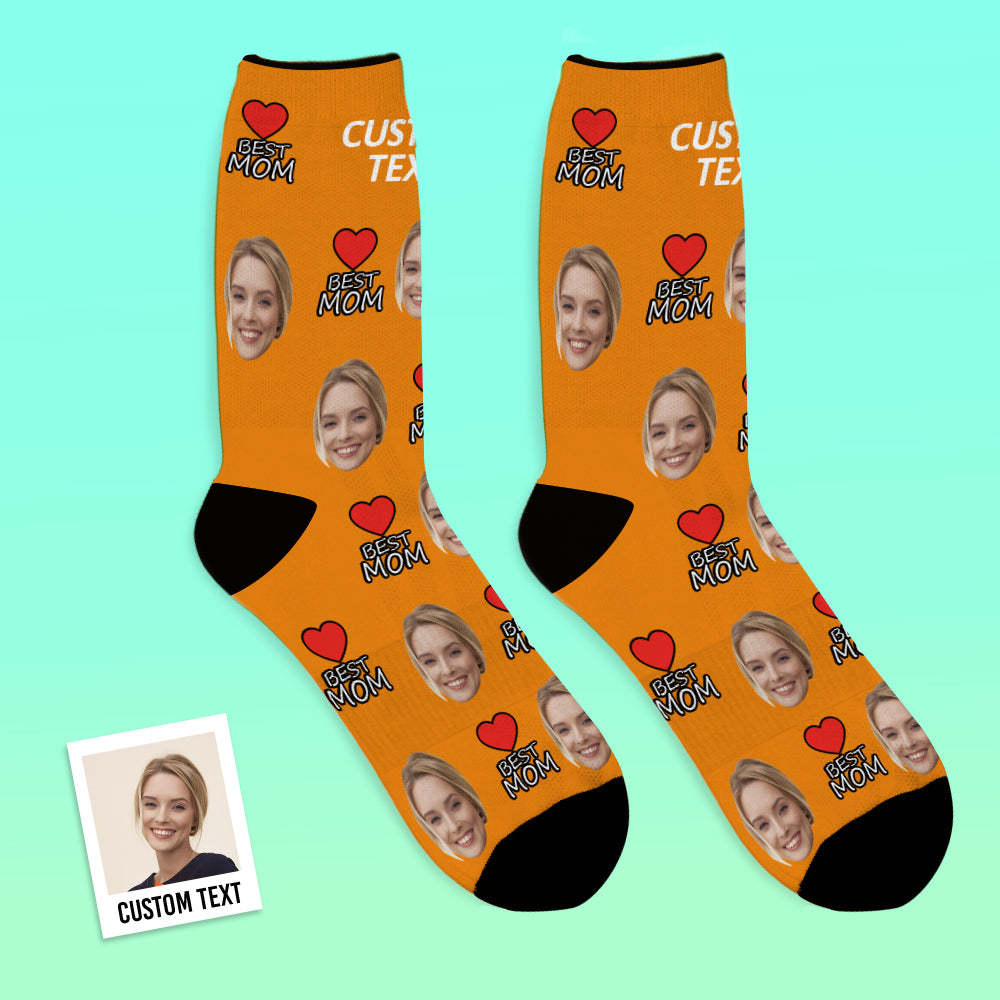 Custom Face Socks Gift For Best Mom Mother's Day Gifts - MyFaceBoxerUK