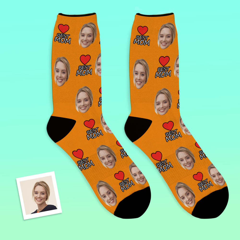 Custom Face Socks Gift For Best Mom Mother's Day Gifts - MyFaceBoxerUK