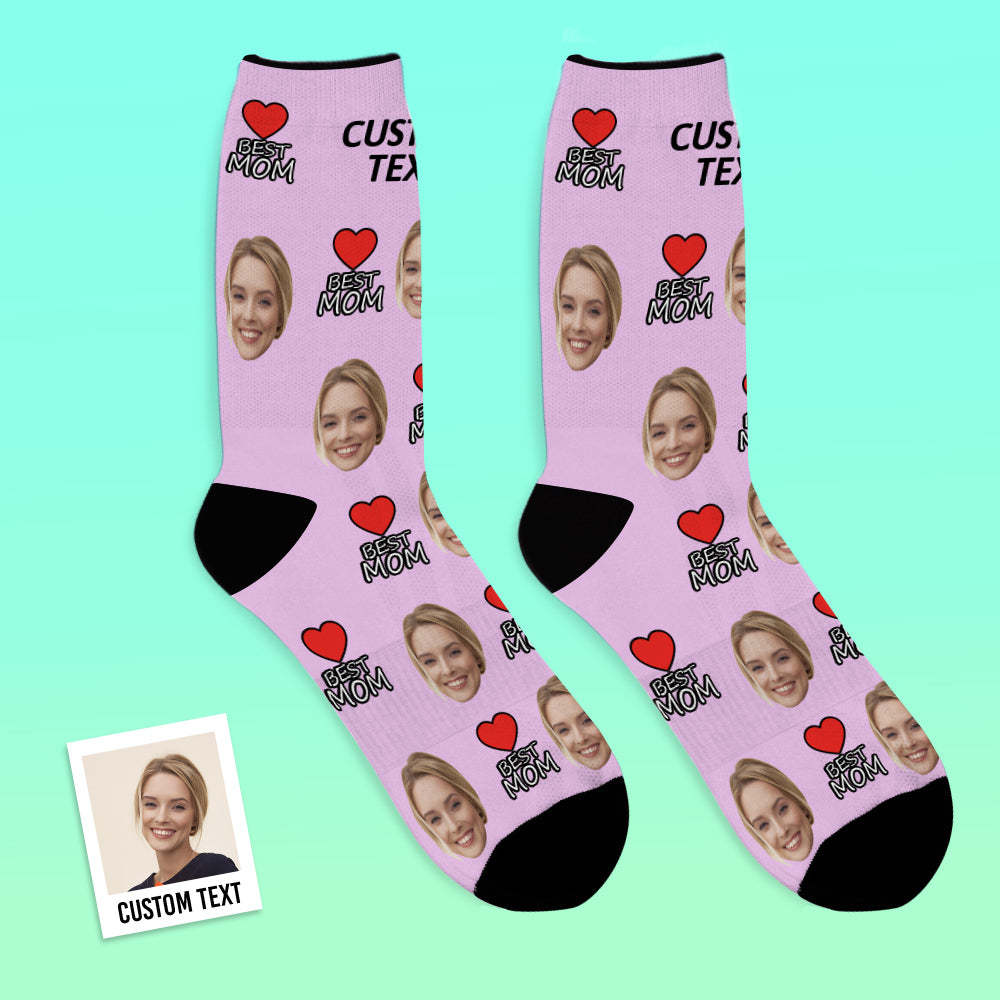 Custom Face Socks Gift For Best Mom Mother's Day Gifts - MyFaceBoxerUK