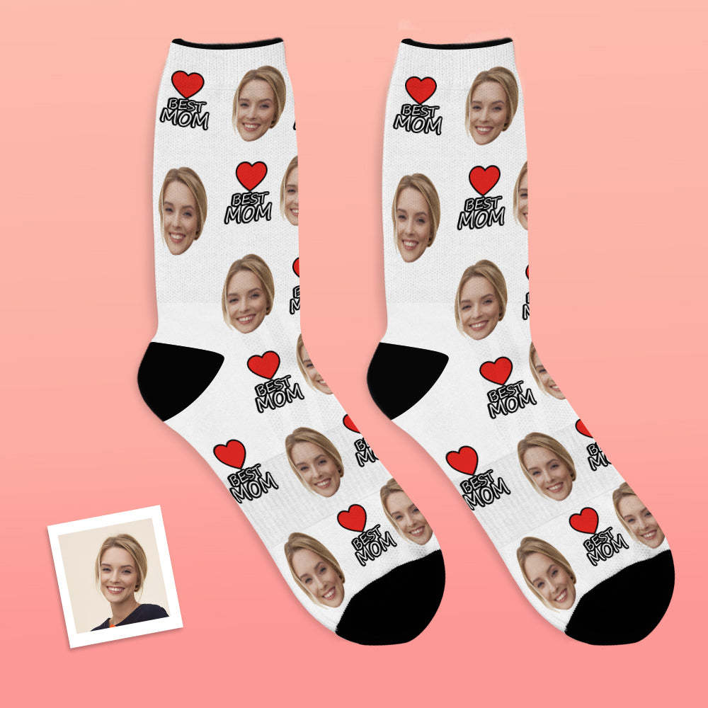Custom Face Socks Gift For Best Mom Mother's Day Gifts - MyFaceBoxerUK