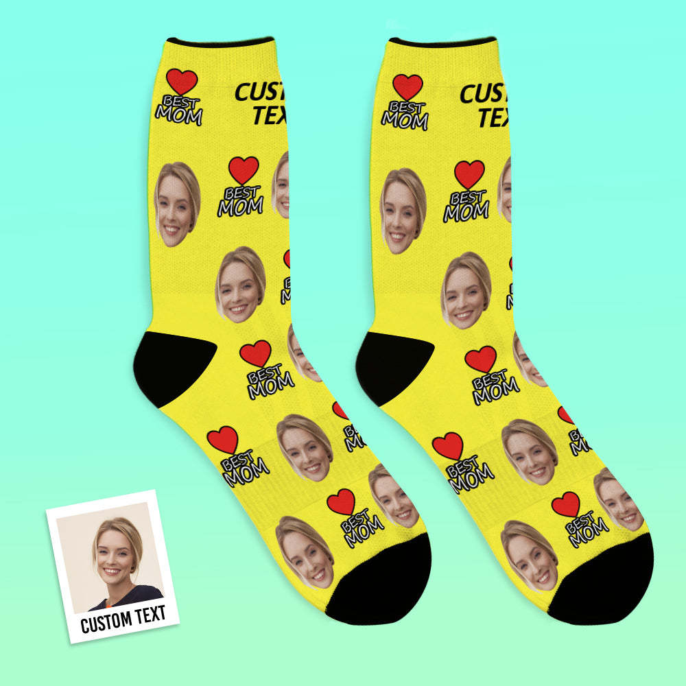 Custom Face Socks Gift For Best Mom Mother's Day Gifts - MyFaceBoxerUK