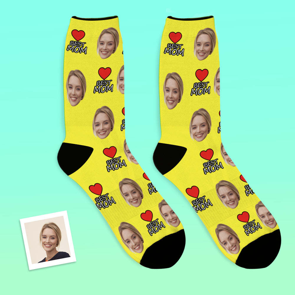 Custom Face Socks Gift For Best Mom Mother's Day Gifts - MyFaceBoxerUK