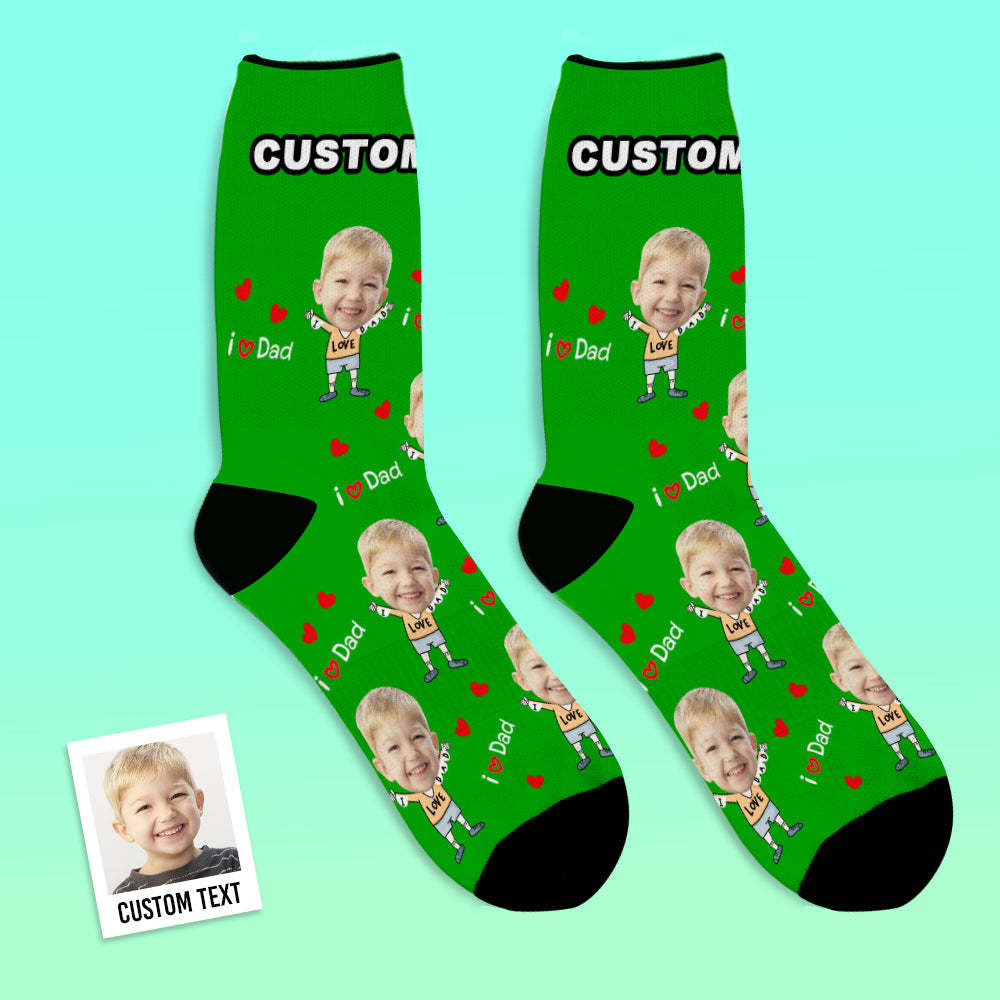 Custom Face Socks to The Dearest Dad Best Gifts - MyFaceBoxerUK