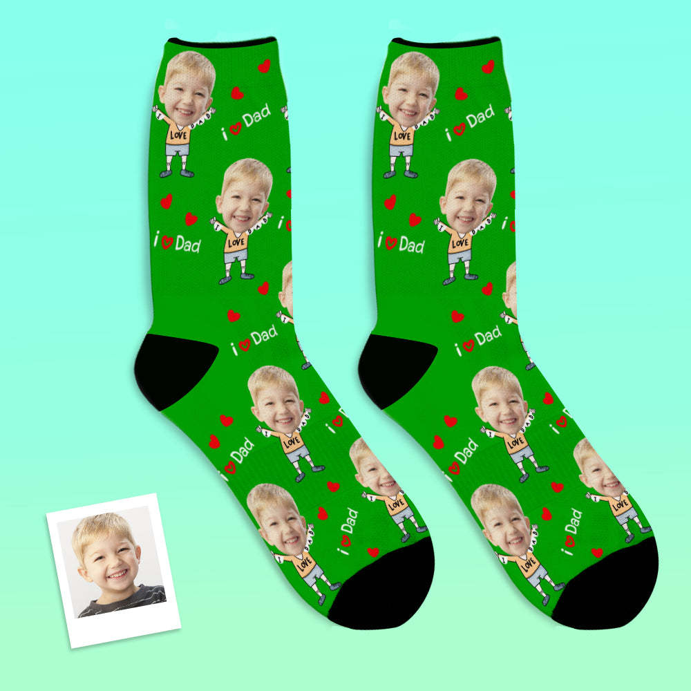 Custom Face Socks to The Dearest Dad Best Gifts - MyFaceBoxerUK
