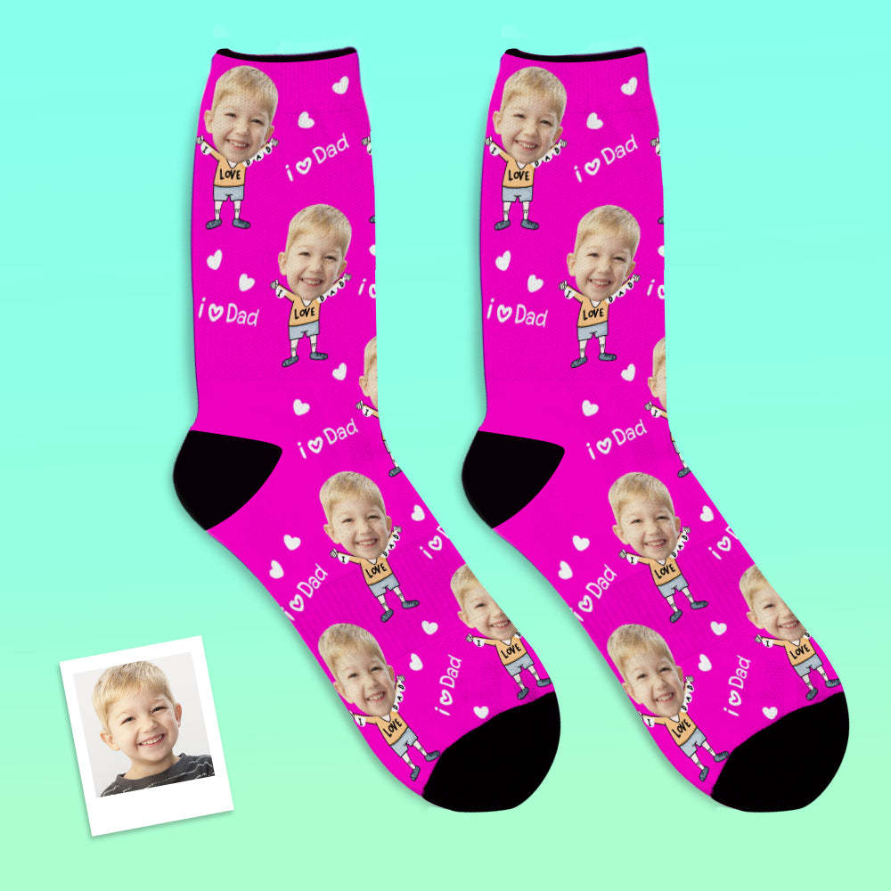 Custom Face Socks to The Dearest Dad Best Gifts - MyFaceBoxerUK