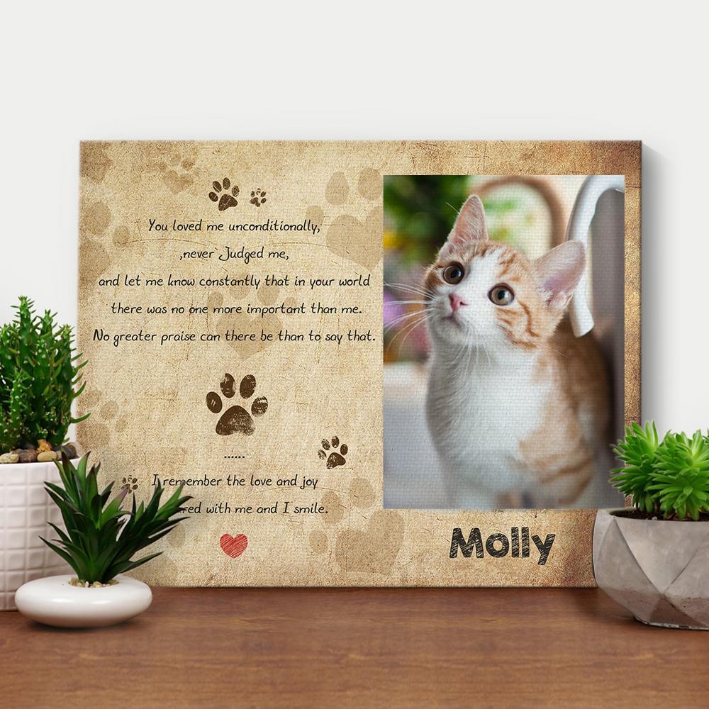 Pictures Canvas Memorial Gifts-You were My Favorite - MyFaceBoxerUK
