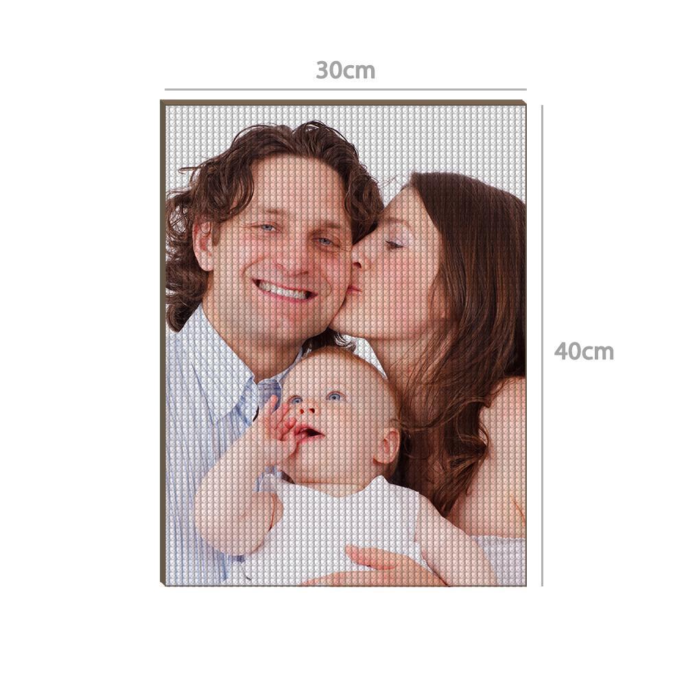 Custom Diamond Painting DIY Diamond Painting Kit Full Square Round Rhinestone Unique Gifts 30*40cm - MyFaceBoxerUK