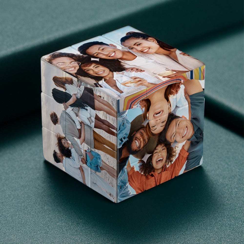 Personalised Photo Cube Custom Rubic's Cube Photo Cube Gift For Friends