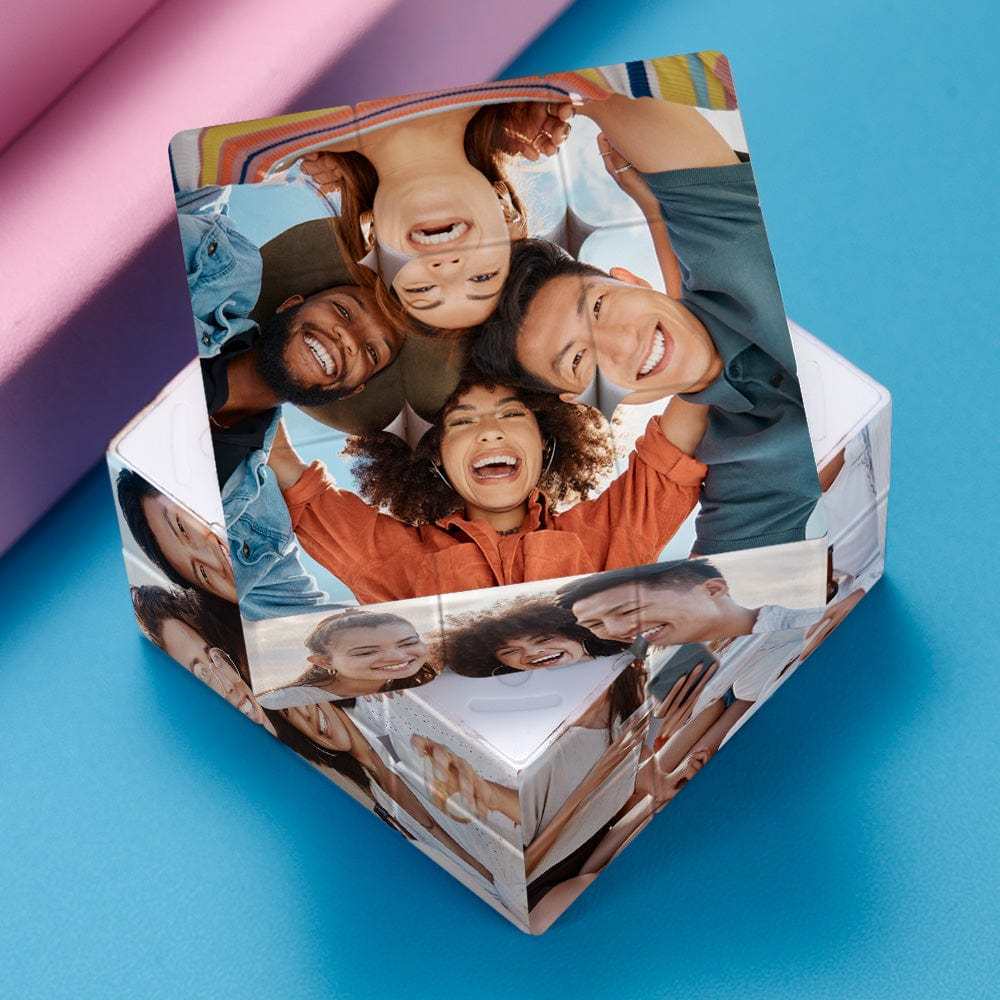 Personalised Photo Cube Custom Rubic's Cube Photo Cube Gift For Friends