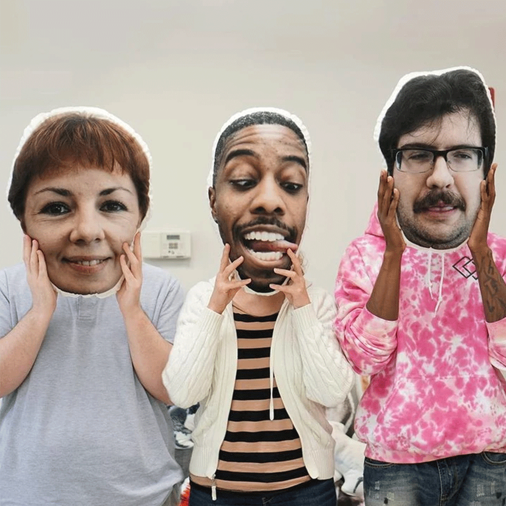 Custom Photo Face Pillow 3D Portrait Pillow-naughtyface - MyFaceBoxerUK