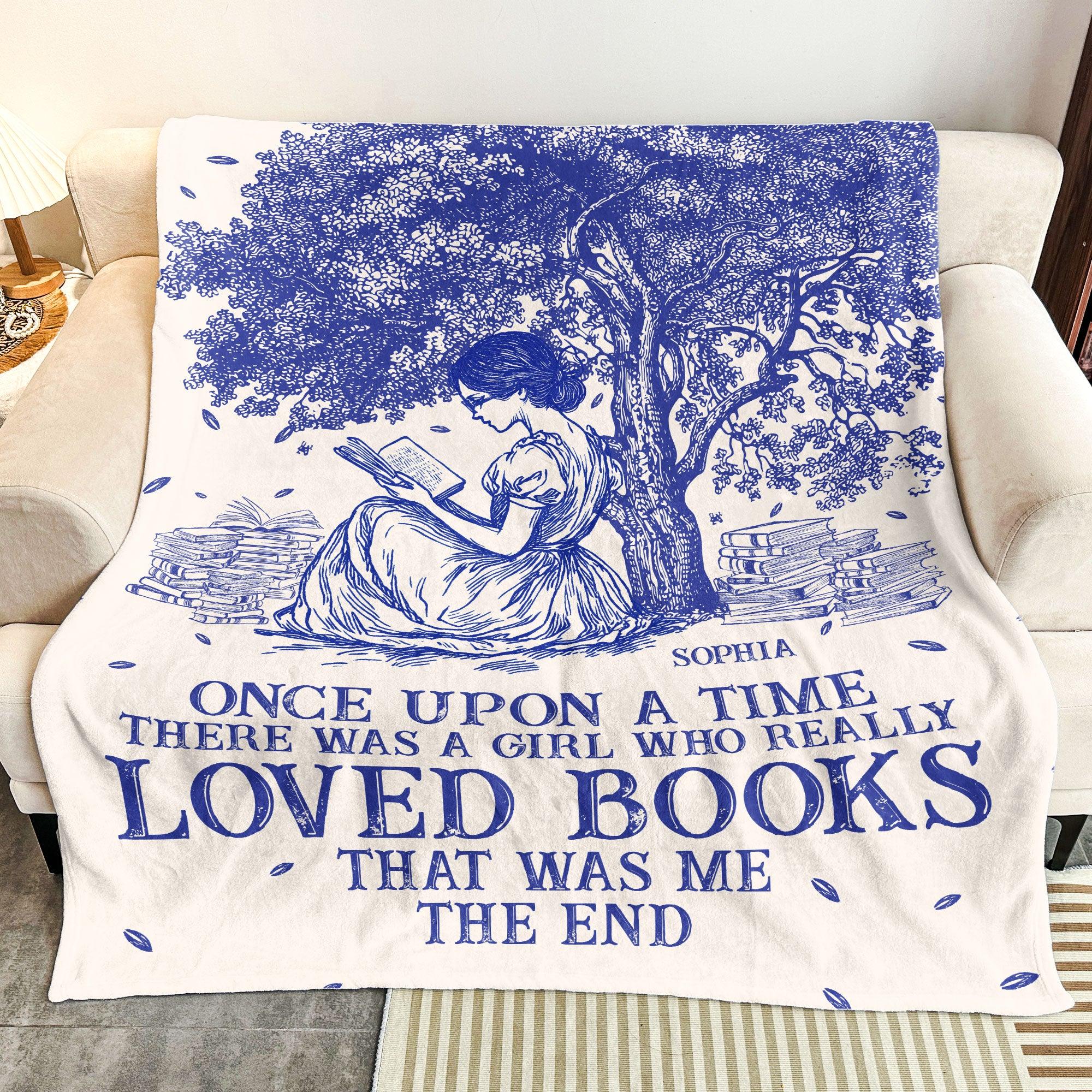 Once Upon A Time Chinoiserie Toile De Jouy - Personalized Blanket - MyfaceboxerUK