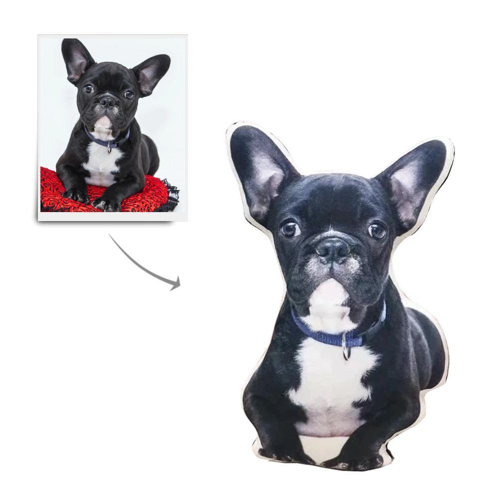 Custom Pet Photo Face Pillow 3D Portrait Pillow-pug - MyFaceBoxerUK