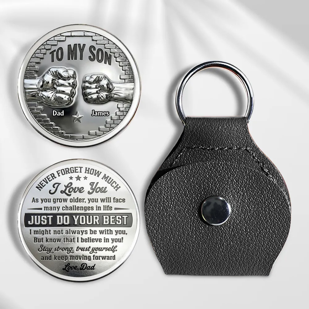 To My Son I Believe In You - Personalized Custom Pocket Hug - MyfaceboxerUK