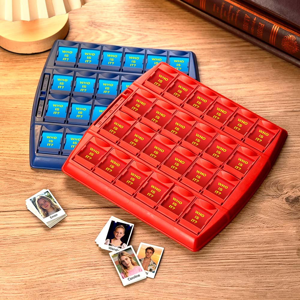Custom Guess Who Game: Personalised Family Fun Board Game Gift for Her