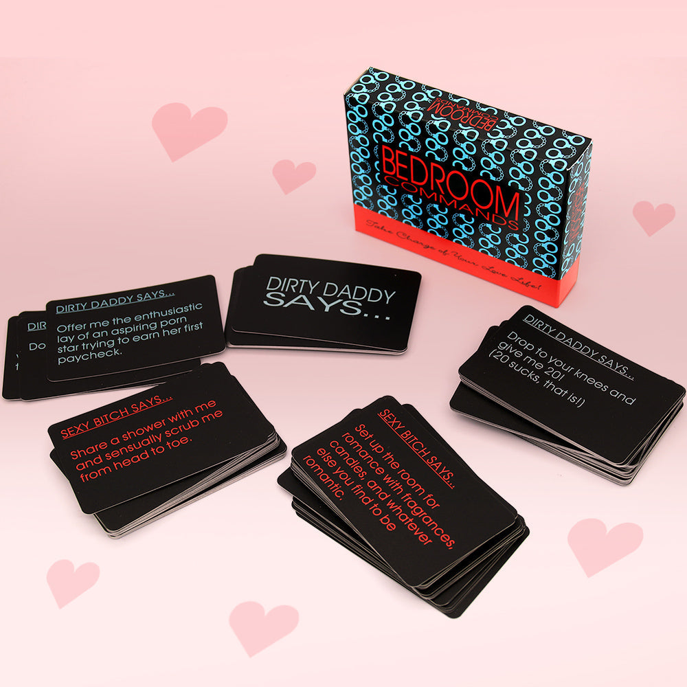 Bedroom Commands Sex Deck Cards Adult Couples Game Cards Gift for Couple