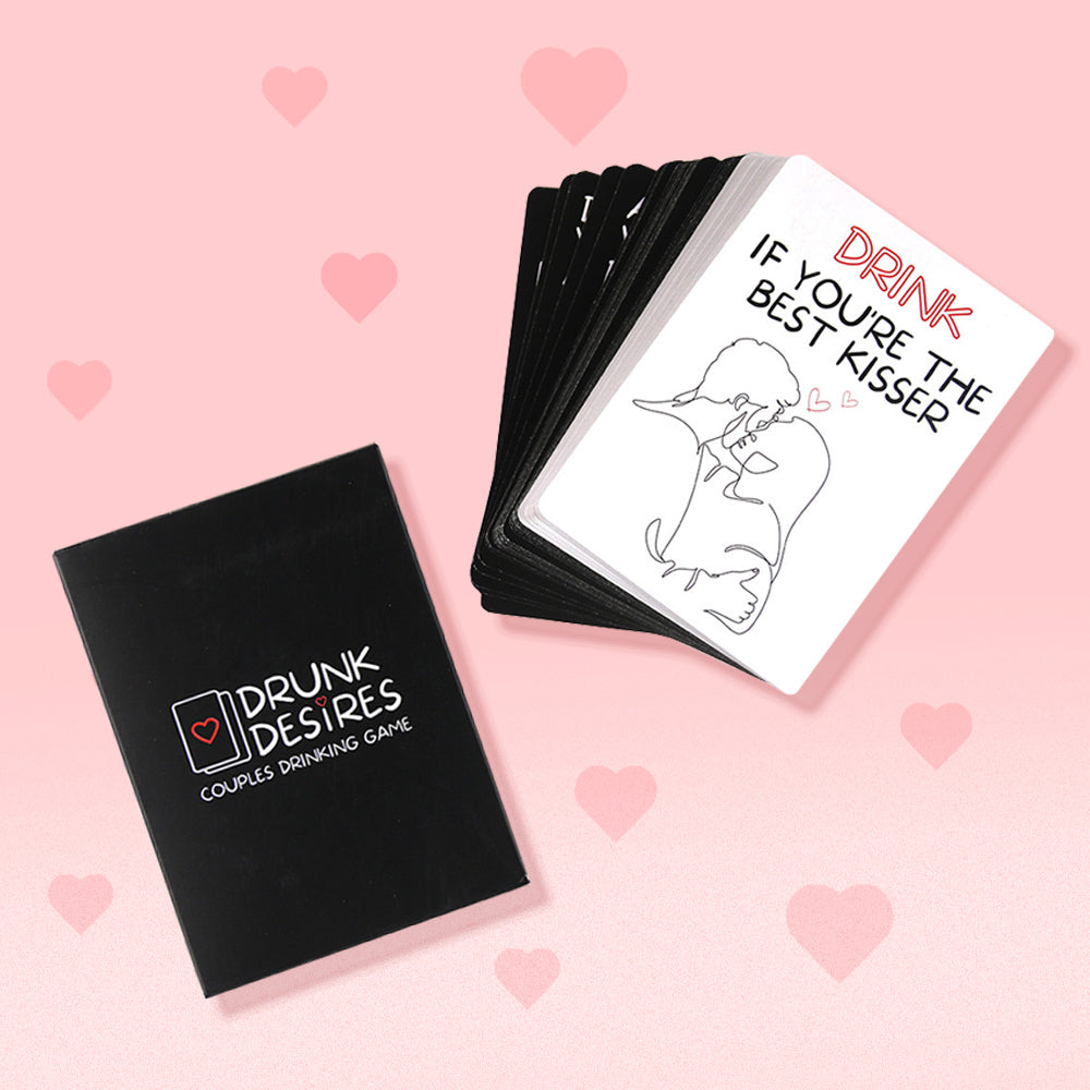 Drunk Desires Adult Couples Game Cards Date Night Cards Gift for Couple