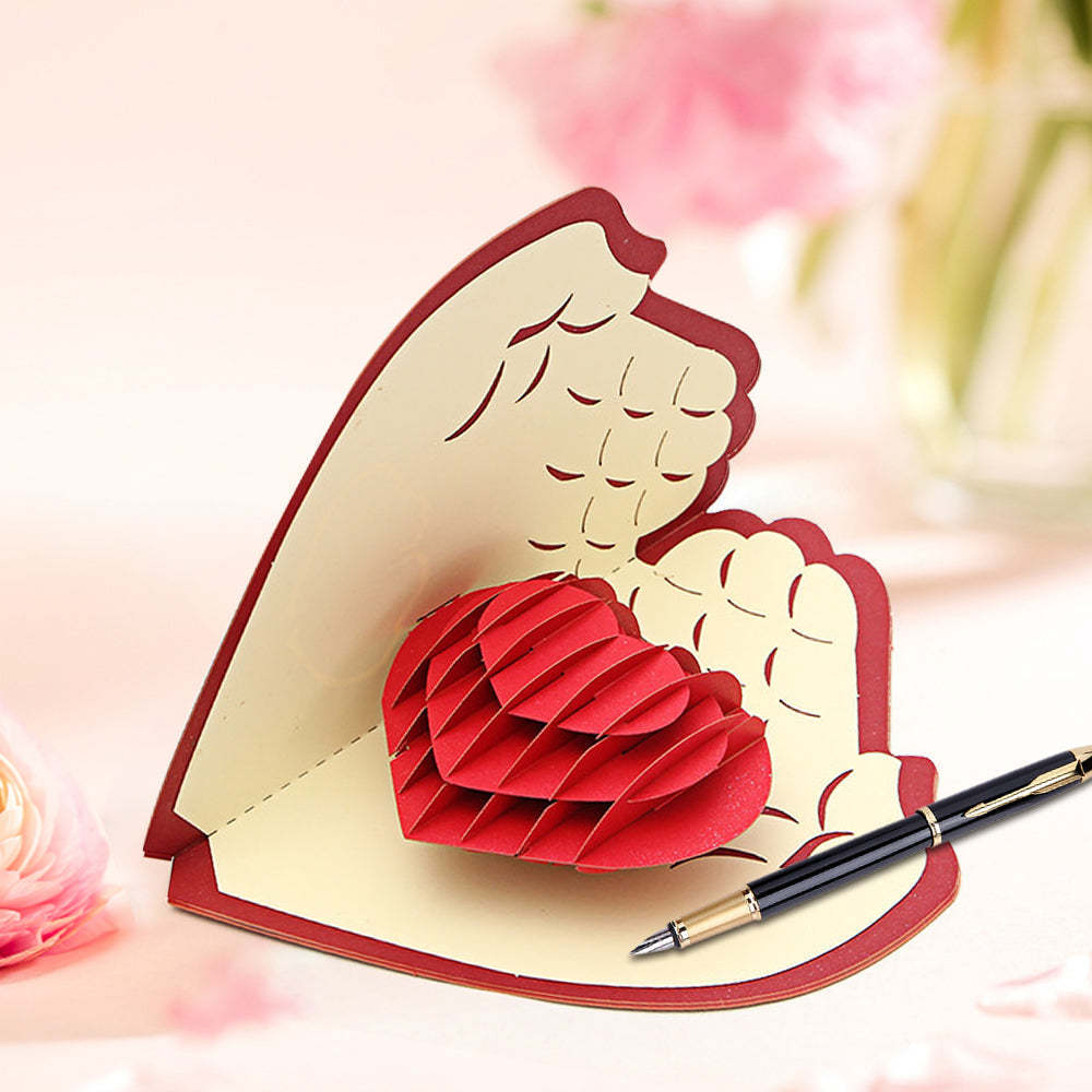 Valentine's Day Hold It In The Palm of Your Hand 3D Pop Up Greeting Card - MyFaceBoxerUK