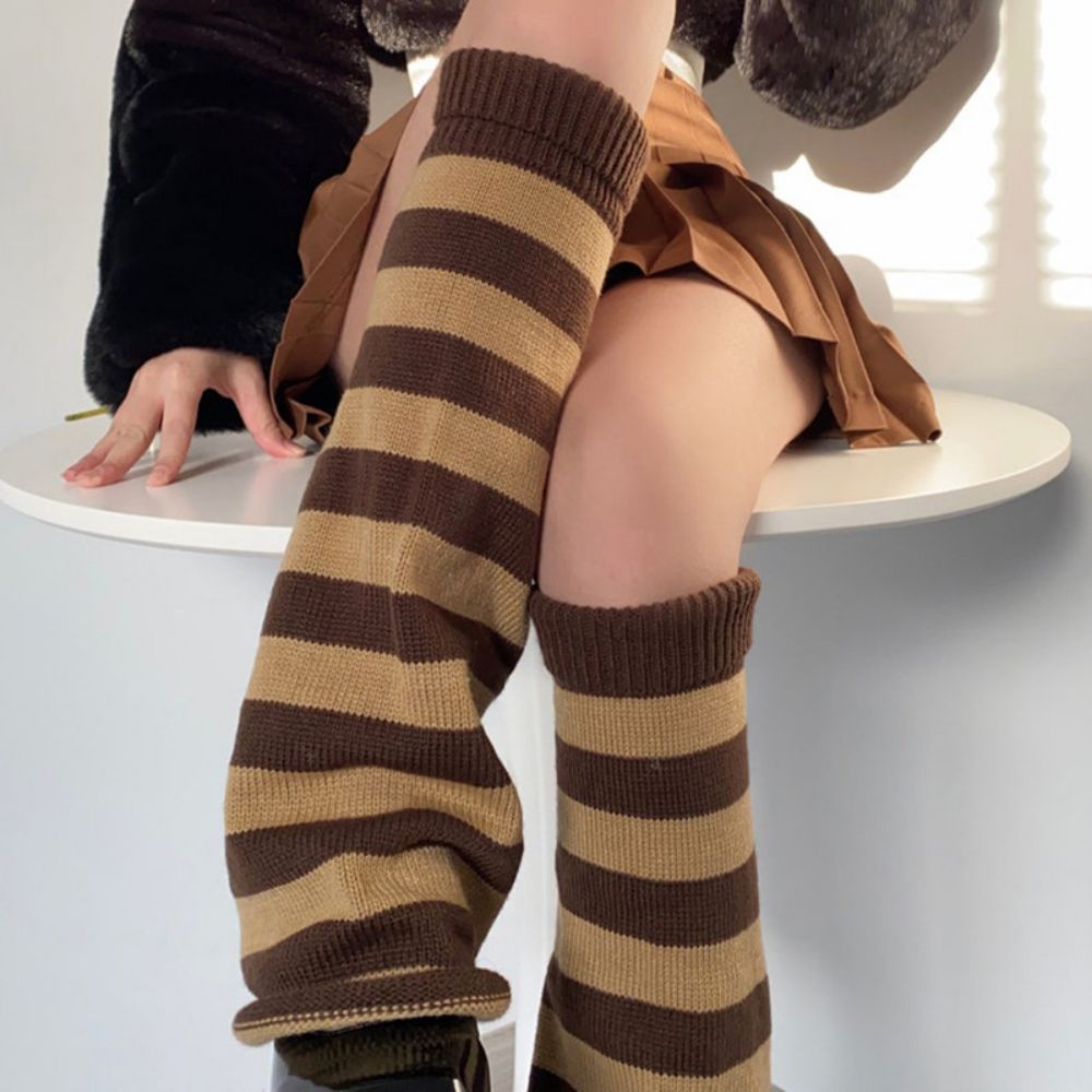 Mid Tube Knitted Pile Socks Womens Wide Leg Winter Warm Wool Socks - MyFaceBoxerUK