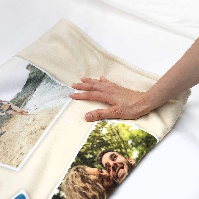 Family Love Custom Fleece Photo Blanket - For Mom - MyFaceBoxerUK