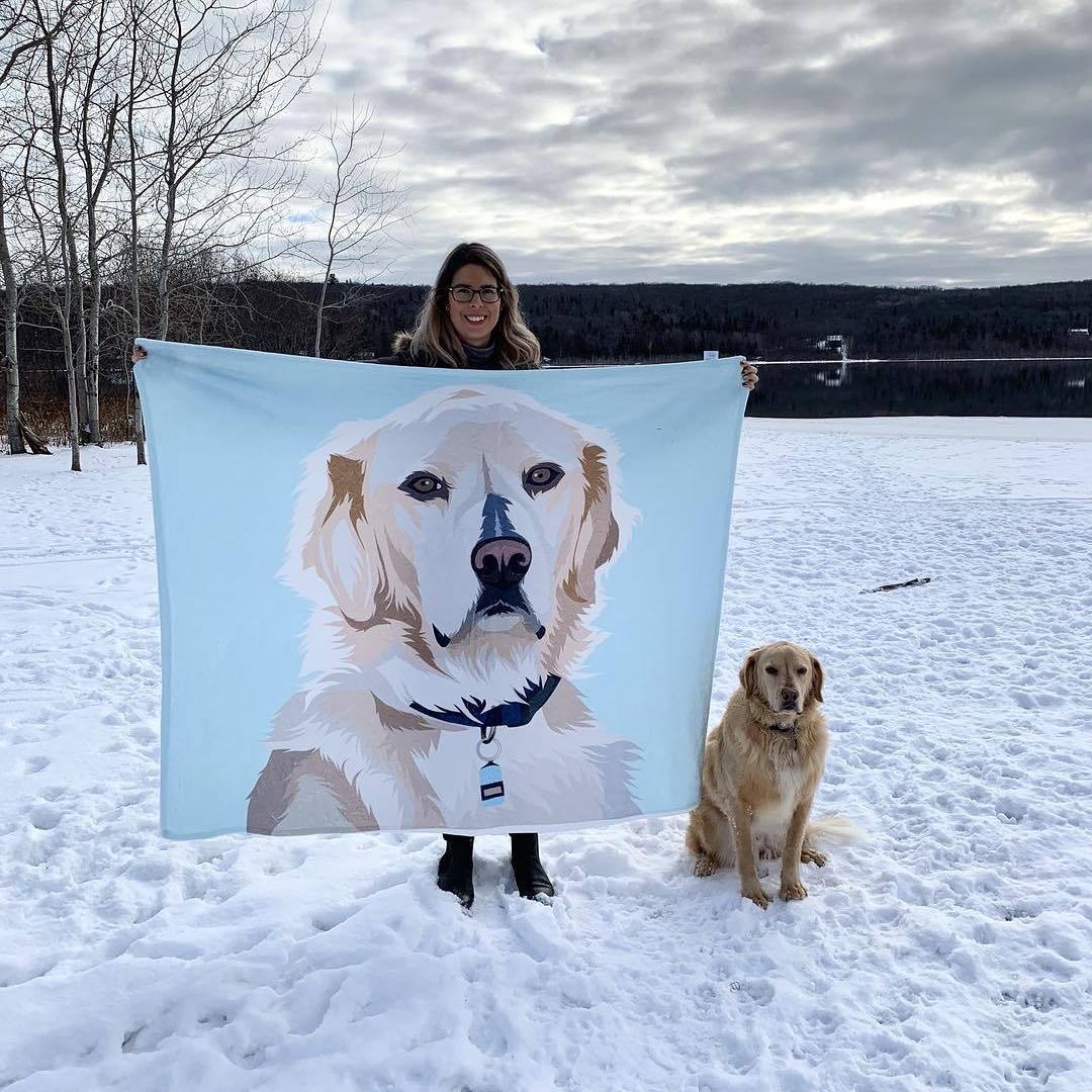 Custom Dog Blanket Pet Blanket Custom Pet Blanket - MyFaceBoxerUK