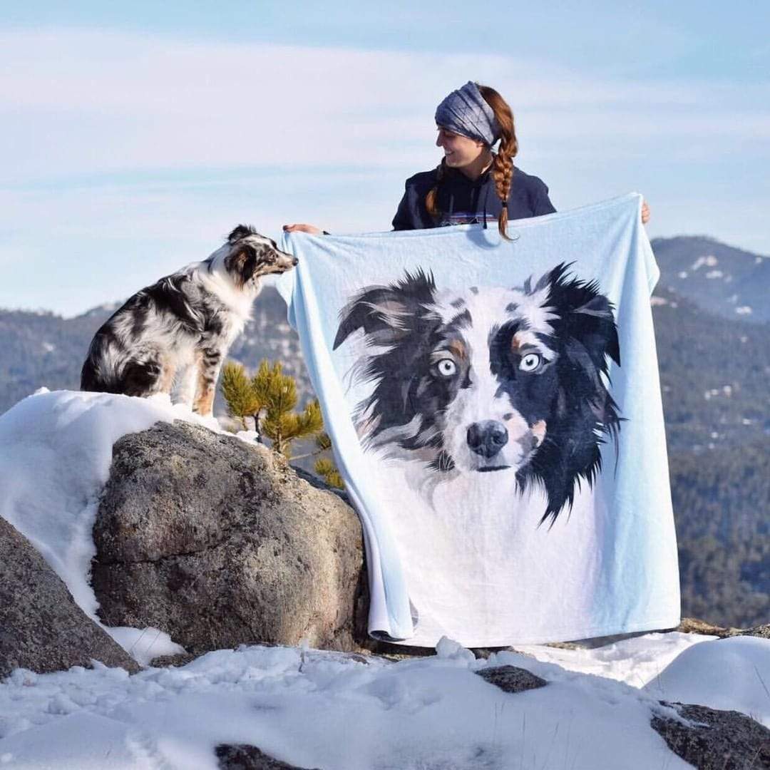 Custom Dog Blanket Pet Blanket Custom Pet Blanket - MyFaceBoxerUK
