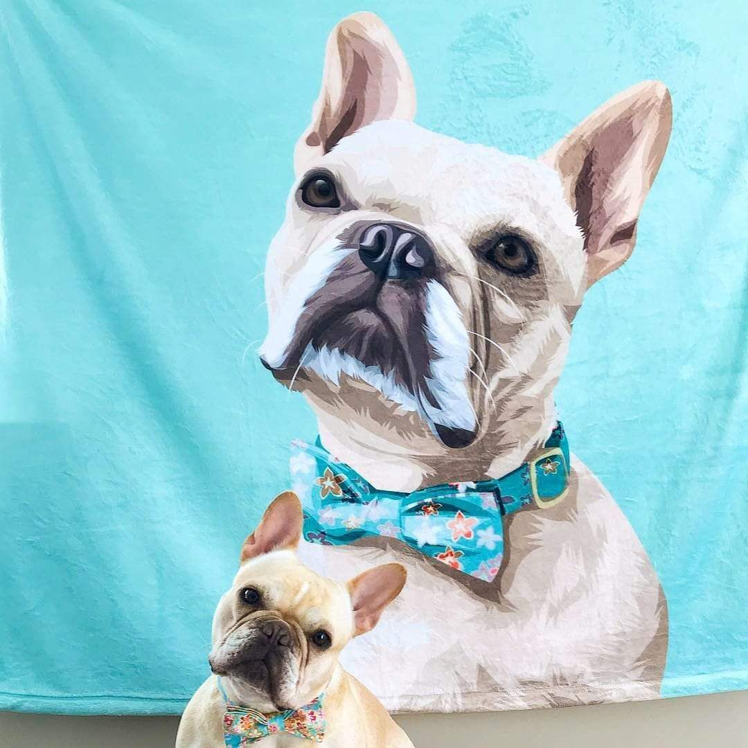 Custom Dog Blanket Pet Blanket Custom Pet Blanket - MyFaceBoxerUK