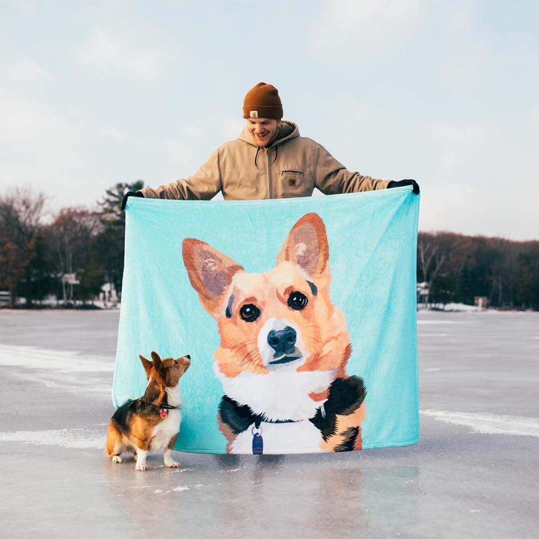 Custom Dog Blanket Pet Blanket Custom Pet Blanket - MyFaceBoxerUK