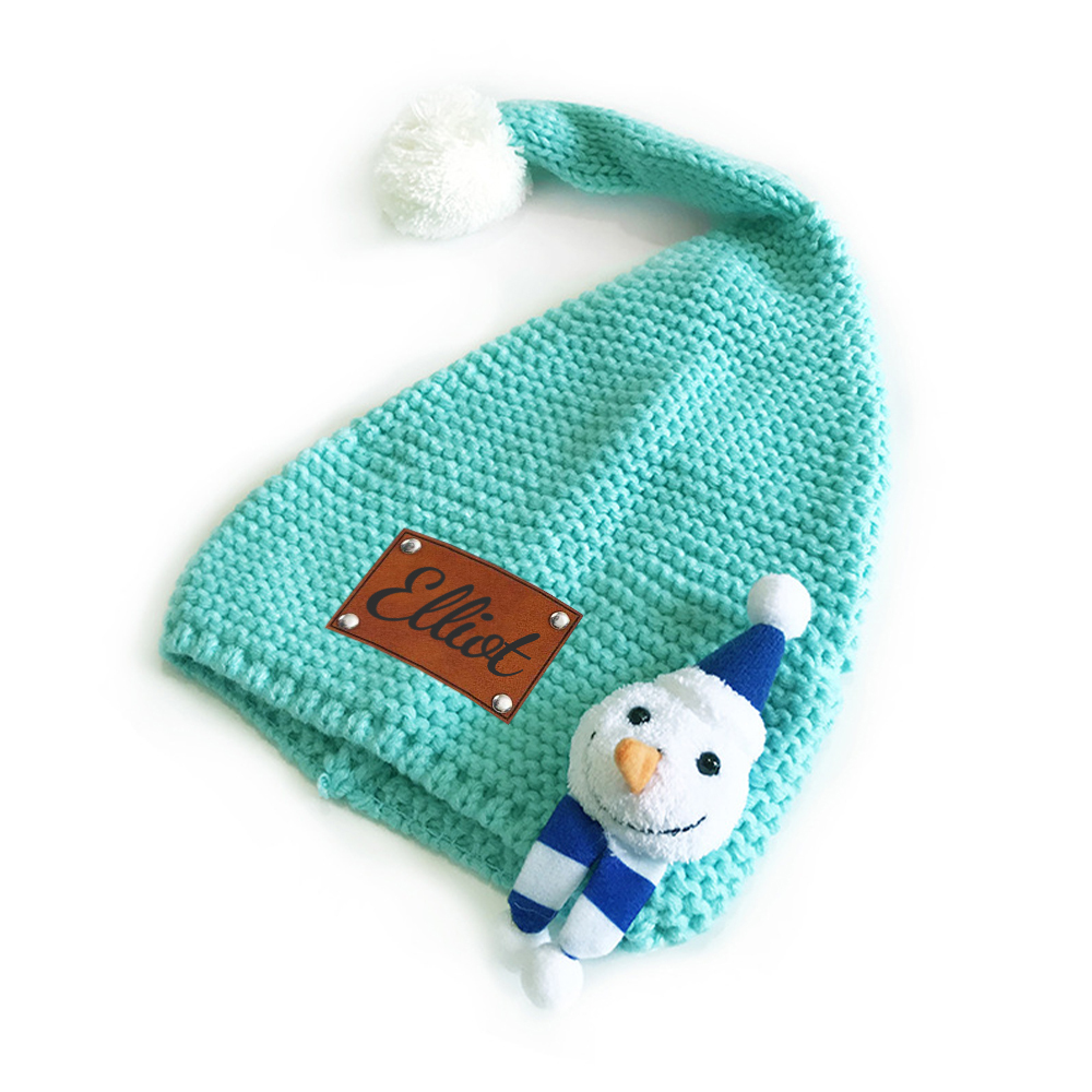Personalized Name Knitted Winter Christmas Hat ForKids