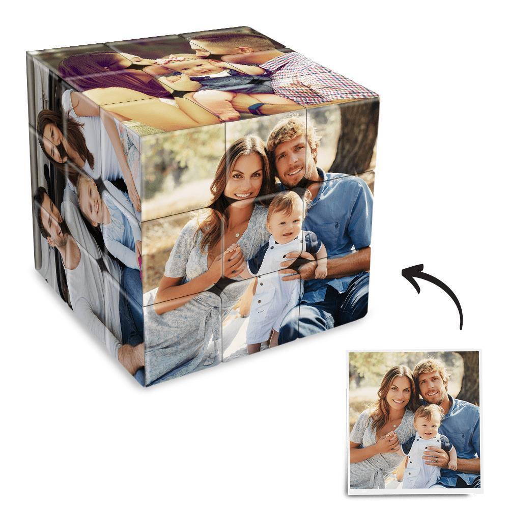 Custom Multi Photo Rubic's Cube - For Family