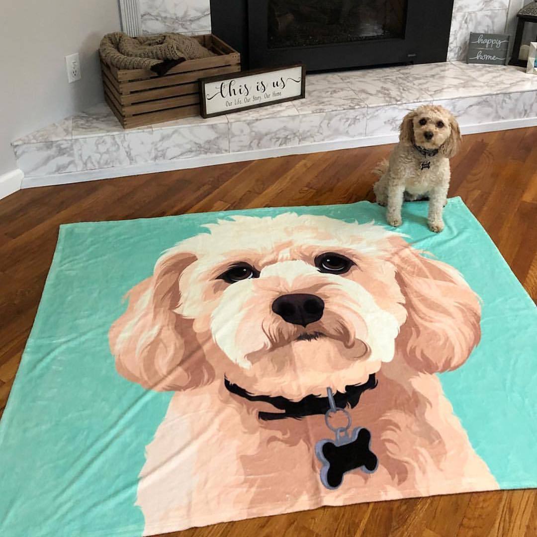 Personalised Photo Blanket Fleece for Pet Lover - MyFaceBoxerUK