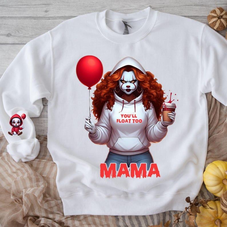 Pennywise Mama, Nana, Auntie Shirts, Hoodie & Crewnecks �C Halloween O