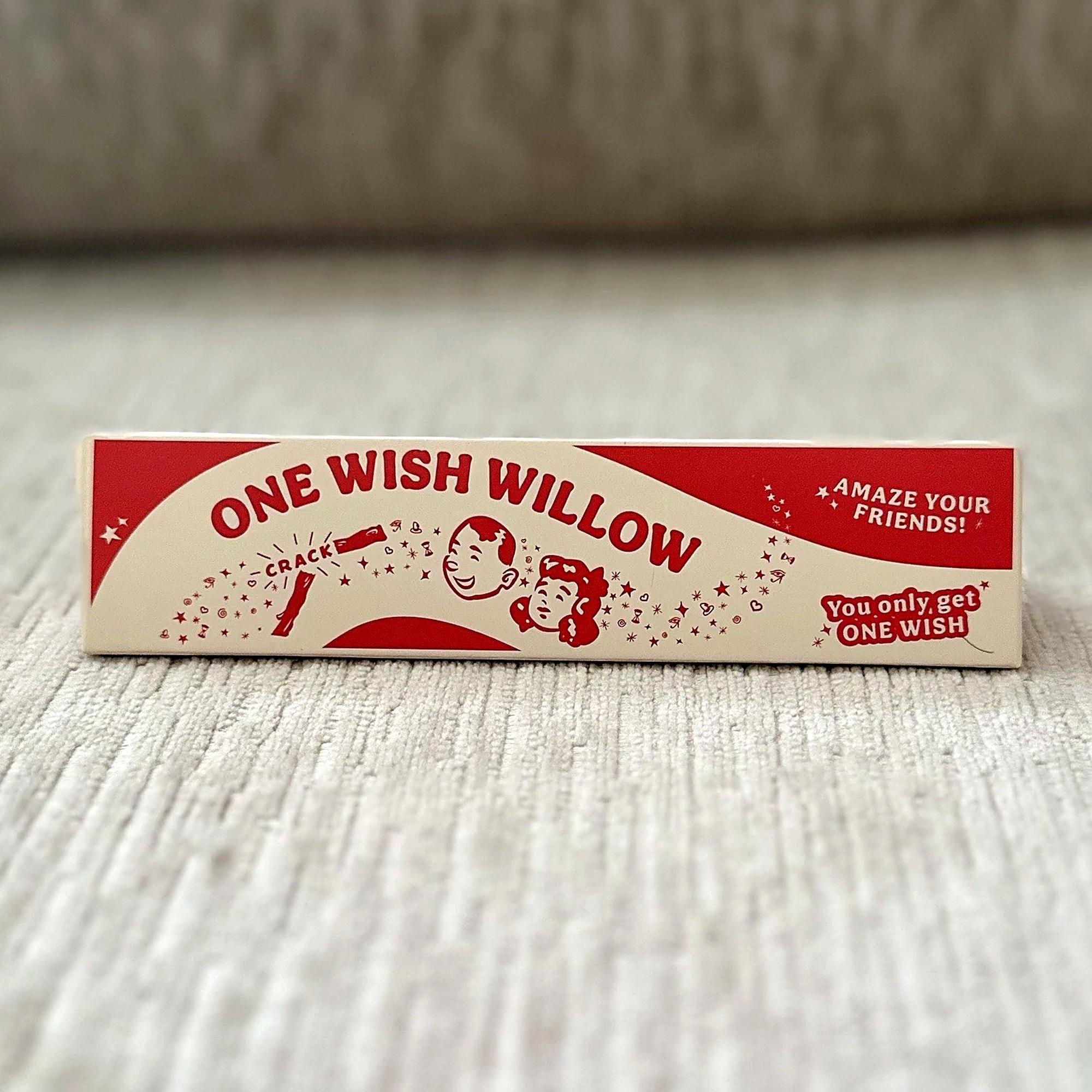 One Wish Willow Prop Replica Collectible with Retro Triangle Box, Cursed Wishing Stick, Fan Gift - MyfaceboxerUK