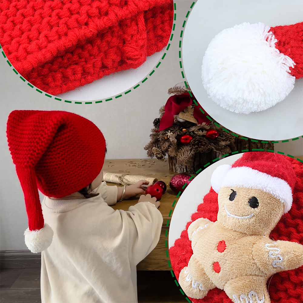 Personalized Name Knitted Winter Christmas Hat ForKids